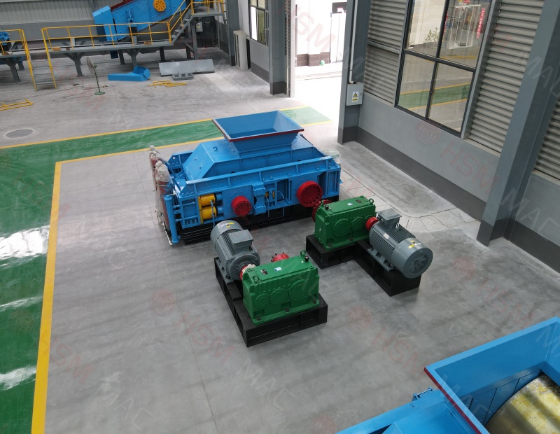 牛金矿对辊破碎机